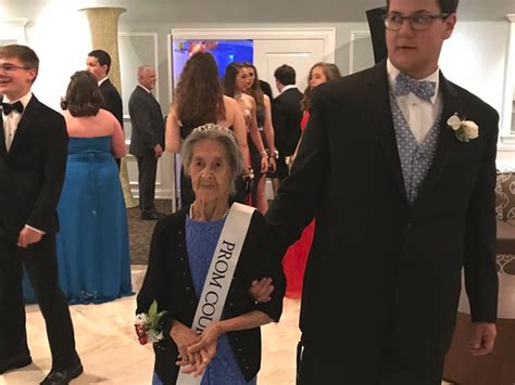 grandson takes his grandmother to prom to make good memories during her