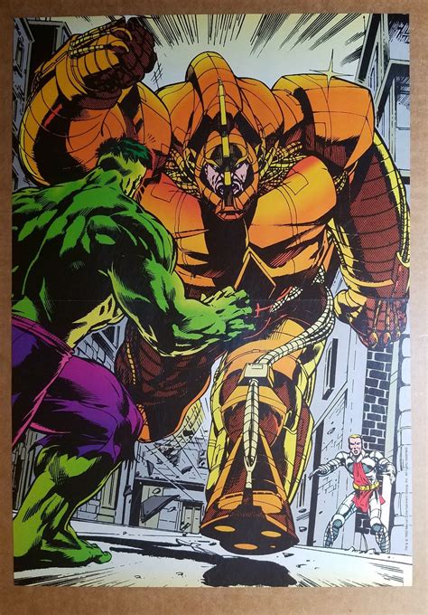 Incredible Hulk Ajax Marvel Comics Poster By Dale Keown