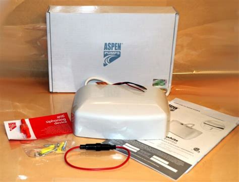 rectorseal aspen pumps  mini white condensate pump    sealed ebay