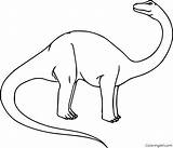 Brontosaurus Apatosaurus Coloringall sketch template