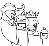 Wise Men Three Coloring Coloringcrew Color Clipart Cliparts Pages Colorear Christmas sketch template