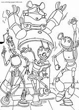 Coloring Pages Robots Disney Printable Sheets Color Kids Robot Movie Sheet Found sketch template
