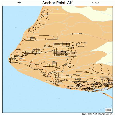 anchor point alaska street map