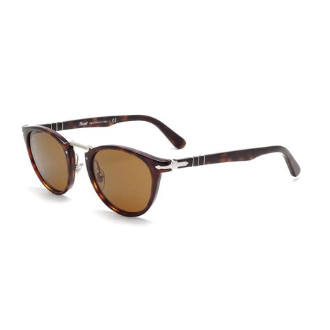 Persol Acetate Metal Sunglasses Havana Brown Polarized Persol