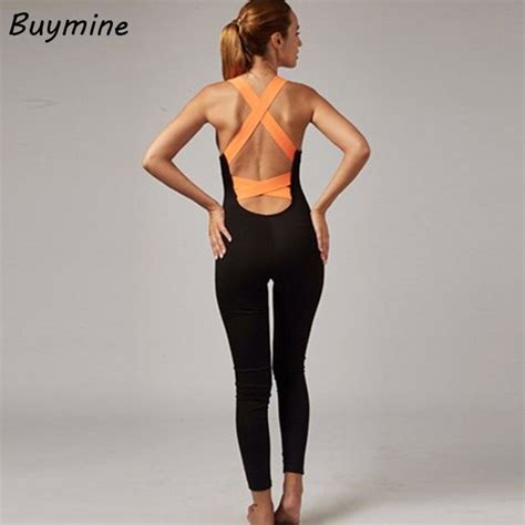 buy backless be fitness jumpsuit sexy full bandage