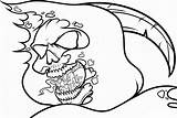 Skull Grim Reaper Skulls Kolorowanki Kostucha Czaszki Bestcoloringpagesforkids Coloringhome Adults Dzieci Drukuj Pobierz sketch template