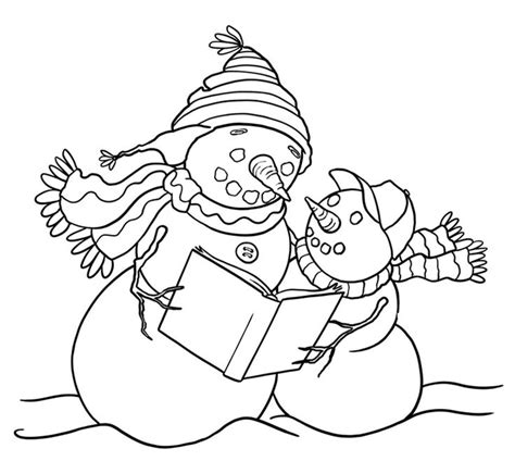 snowman  son coloring pages snowman coloring pages printable