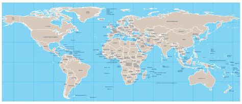 world map  labels north america satellite image giclee print physical photo paper