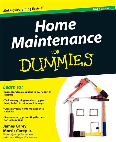 dummies home maintenance  dummies  edition paperback