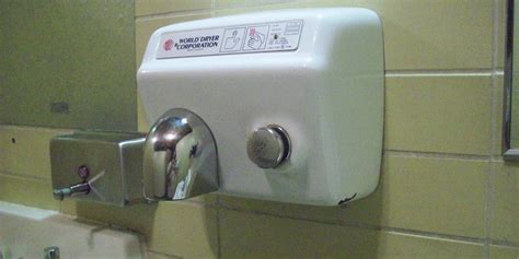 bathroom hand dryers spread bacteria askmen