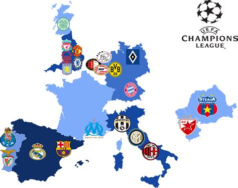 map   winners   uefa champions league reurope