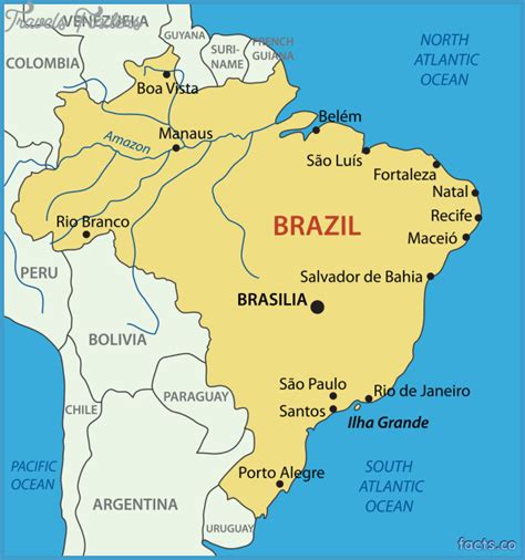 brazil map travelsfinderscom