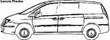 Lancia Phedra Peugeot Vs Dimensions Compare sketch template