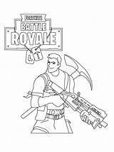 Trooper Shotgun Pickaxe Fortnite sketch template