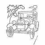 Ford Model Coloring Cars Pages Printable Formula Boys Little sketch template