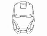 Iron Man Coloring Pages Mask Ironman Face Diy Helmet Head Avengers Deviantart Drawing Print Para Template Getcolorings Color Colorear Printable sketch template