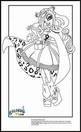 Monster High Coloring Pages Wolf Clawdeen Ultimate Coloring99 Tweet sketch template