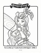 Pirate Fairy Coloring Pages Silvermist Tinkerbell Choose Board sketch template