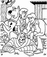 Coloring Scooby Doo Monster Pages Popular sketch template