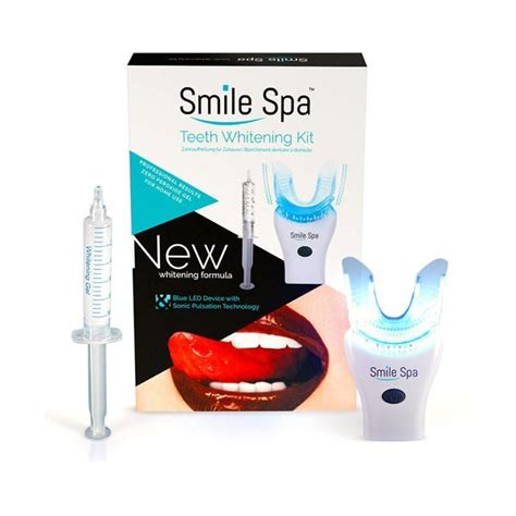 teeth whitening kit peroxide   safe  smile spa