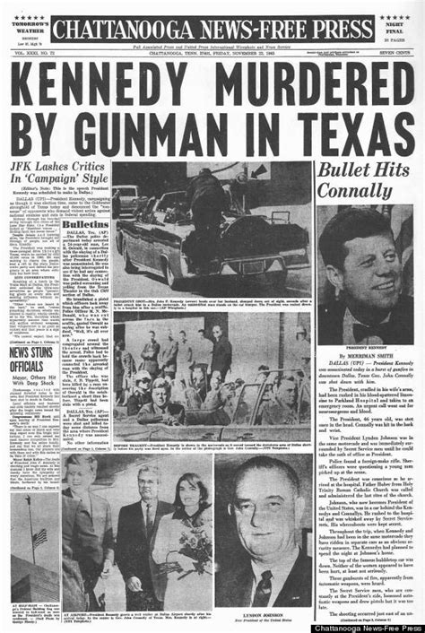 how the world s newspapers reported jfk s assassination huffpost