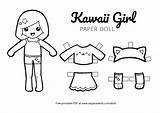 Kawaii Dolls Printable Colouring Tatyanadeniz Tatyana Deniz Birijus Maternelle sketch template