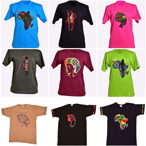 Assorted African T Shirts African Bravo Creative