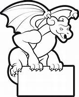 Clipart Gargoyle Coloring Drawing Halloween Cute Easy Color Cliparts Gargoyles Library Clip Clipartbest Pages Book Silhouette Choose Board Codes Insertion sketch template