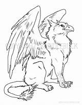 Coloring Gryphon Pages Getdrawings sketch template