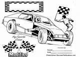 Racing Racer Hamlin Denny Clipground Printablecolouringpages sketch template
