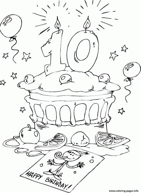 birthday cake fe coloring pages printable