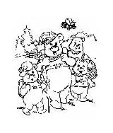 Bears Honey Click sketch template
