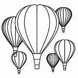 Ausmalbilder Luftballons Globos Malvorlage Dibujar Balloons Coloringsky Luftballon Niedliche Skizzen Schablonen Einfache sketch template