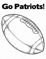 Patriots Coloring Pages Football Nfl Logo Go England Printable Getcolorings Getdrawings Colouring sketch template