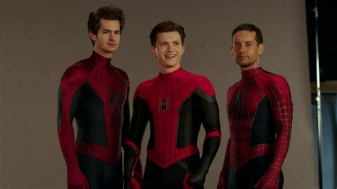 tom holland andrew garfield  tobey maguire peter