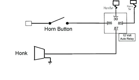 motorcycle horn relay diagram motorcycle diagram wiringgnet car horn relay diagram