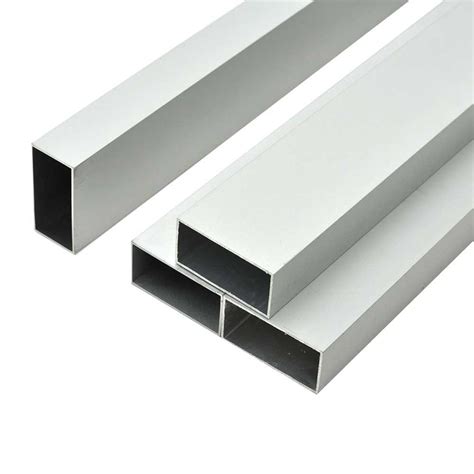 finished polished aluminium rectangular tube grade  series rs  kg id
