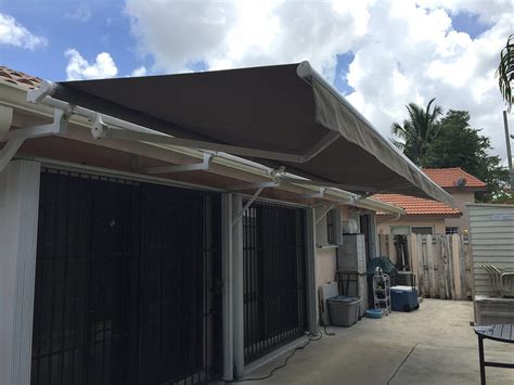 retractable awnings miami fl   awnings