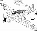 Avion Aereo Colorat Avioane Avenger Imprimer Planse Avions Parachute Chasse Guerre Armata Coloriages Stampa Coloratutto sketch template
