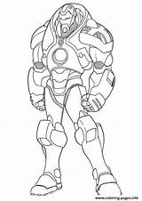 Ironman Avengers sketch template