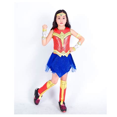 halloween  woman kids girls cosplay costume deluxe child dawn  justice princess