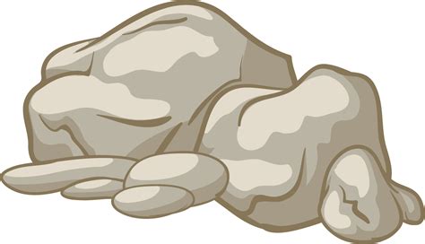 Rock Cartoon Clip Art Stones And Rocks Png Download