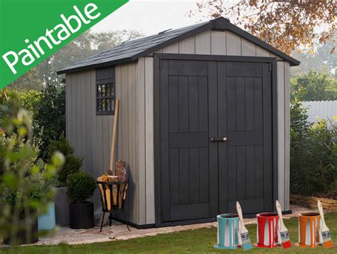 keter oakland premium garden shed  mxm