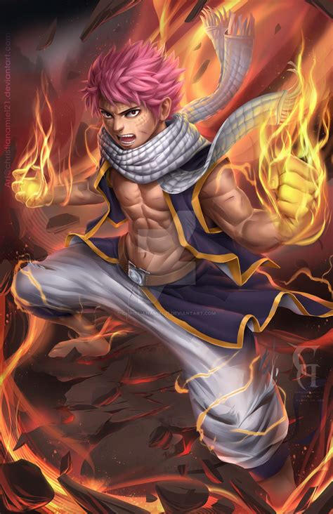 natsu dragneel fanart  christianamiel  deviantart