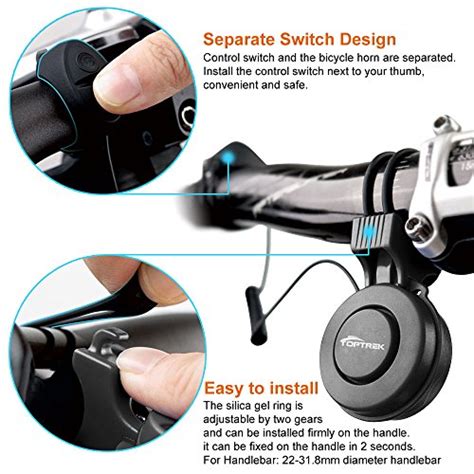 Outdoor Bicycle Bell USB Charging Bike Horn Light