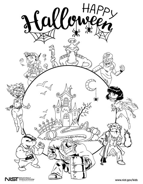 coloring pages  kids halloween halloween coloring sheet