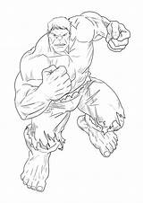 Hulk Dessin Coloriage Coloriages Imprimer Réaliser sketch template