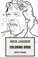 Vocal Jagger Mick sketch template