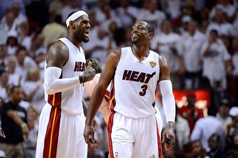 Watch Lebron James And Dwyane Wade Show Their Chemistry And Connect On