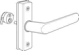 adams rite  eurostyle deadlatch handle door lock replacement parts amazoncom